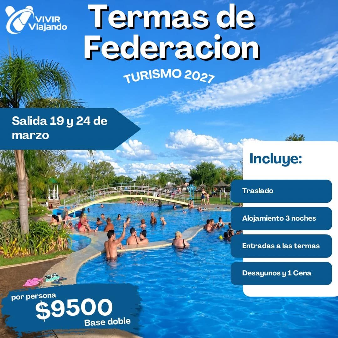 Termas de Federación en Semana de Turismo